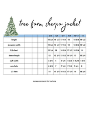 Load image into Gallery viewer, TREE FARM • sherpa jacket (kids)