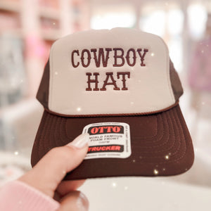 COWBOY • trucker hat (adult) (flash)