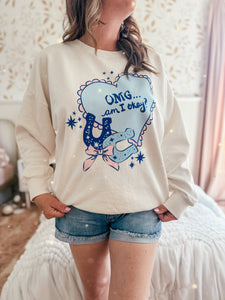 AM I OK • pullover (women + kids) CREAM