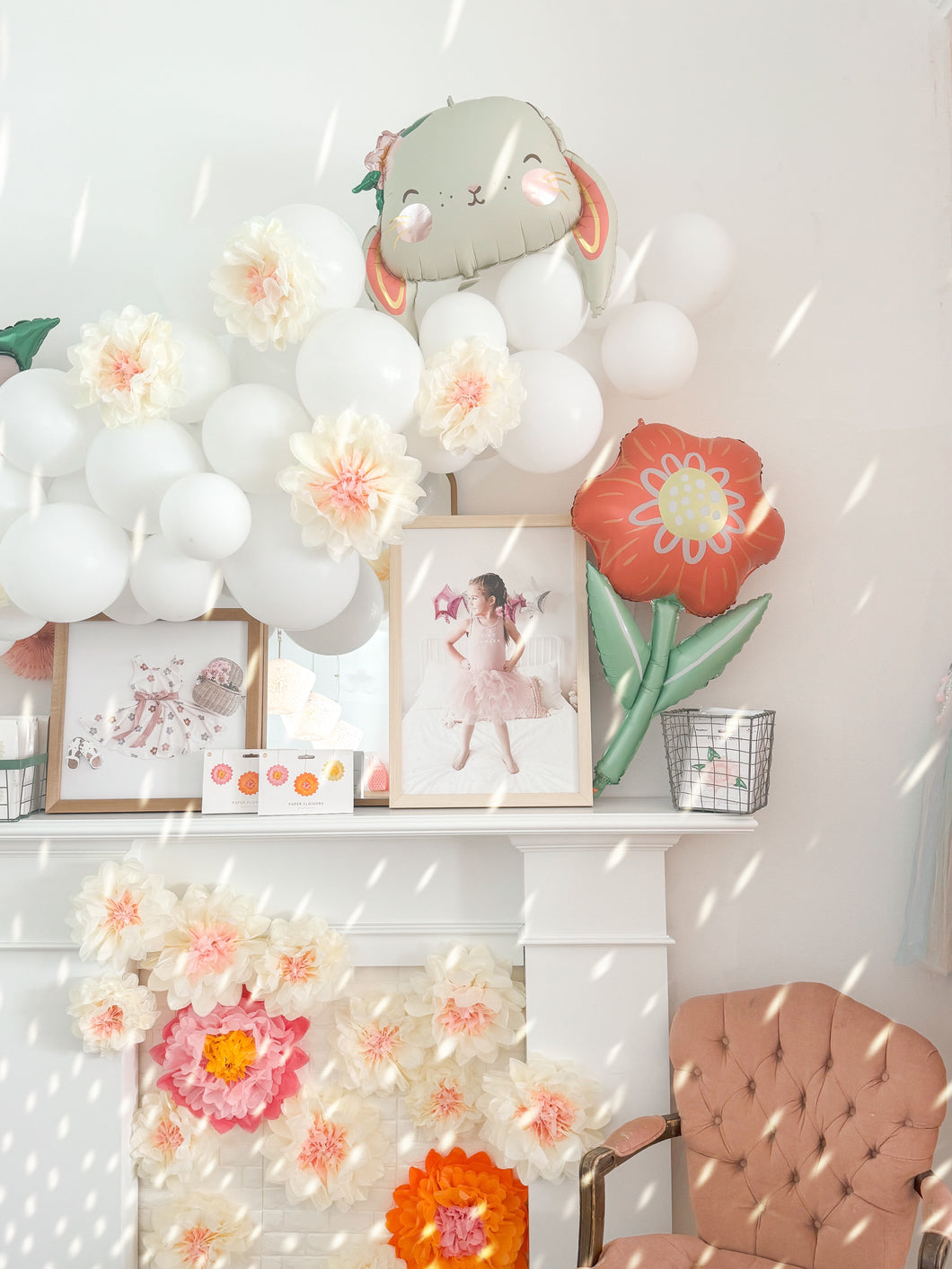 paper flowers / 5 pack