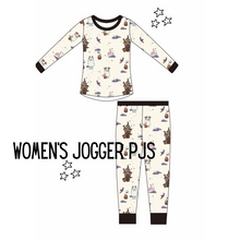 Load image into Gallery viewer, BLUE DOG.• pjs (two-piece) WOMEN + KIDS / spooky flash