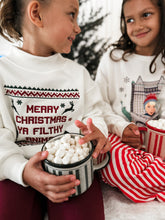 Load image into Gallery viewer, MERRY CHRISTMAS YA FILTHY ANIMAL • embroidered pullover (adults +kids)