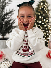 Load image into Gallery viewer, MERRY CHRISTMAS YA FILTHY ANIMAL • embroidered pullover (adults +kids)