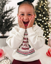 Load image into Gallery viewer, MERRY CHRISTMAS YA FILTHY ANIMAL • embroidered pullover (adults +kids)