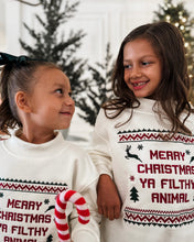 Load image into Gallery viewer, MERRY CHRISTMAS YA FILTHY ANIMAL • embroidered pullover (adults +kids)