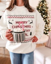 Load image into Gallery viewer, MERRY CHRISTMAS YA FILTHY ANIMAL • embroidered pullover (adults +kids)