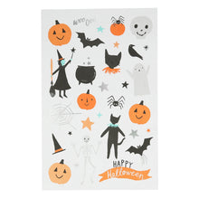 Load image into Gallery viewer, Happy Halloween Tattoo Sheet by Meri Meri (SPOOKY FLASH)