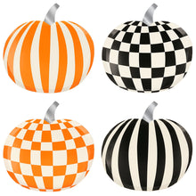 Load image into Gallery viewer, Mod Pattern Pumpkin Plates by Meri Meri (SPOOKY FLASH)