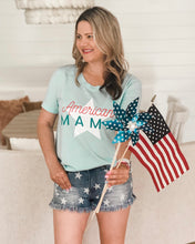 Load image into Gallery viewer, AMERICAN MAMA • women&#39;s tee FLASH