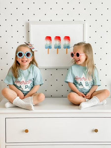 AMERICAN MAMA • women's tee FLASH