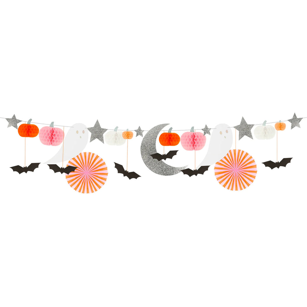 Pastel Honeycomb Halloween Garland by Meri Meri (SPOOKY FLASH)