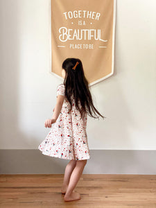 MERMAID • kids twirl dress (flash)