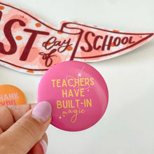 Load image into Gallery viewer, TEACHER "thank you" - BUTTON SET {free shipping}