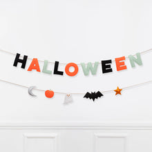 Load image into Gallery viewer, Halloween Felt Garland by Meri Meri (SPOOKY FLASH)