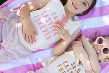 Load image into Gallery viewer, SAND CASTLES FOREVER • kids tank (brown sugar) (flash)