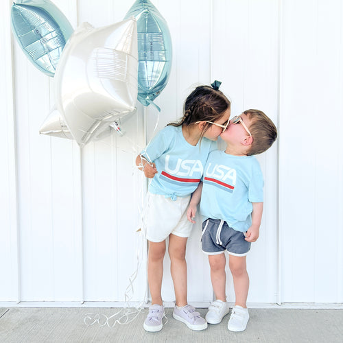 USA • tee (women + kids) FLASH