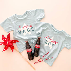 AMERICAN MAMA • women's tee FLASH