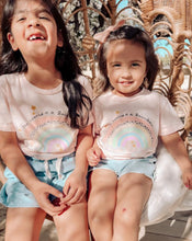 Load image into Gallery viewer, THE WORLD IS A RAINBOW • kids tee (flash)