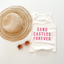 Load image into Gallery viewer, SAND CASTLES FOREVER • kids tank (brown sugar) (flash)