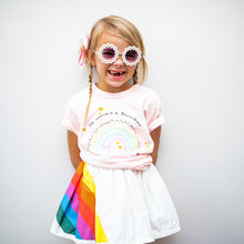 Load image into Gallery viewer, THE WORLD IS A RAINBOW • kids tee (flash)