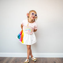 Load image into Gallery viewer, THE WORLD IS A RAINBOW • kids tee (flash)