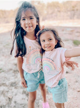 Load image into Gallery viewer, THE WORLD IS A RAINBOW • kids tee (flash)