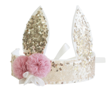 Load image into Gallery viewer, Sequin Bunny Crown by Alimrose