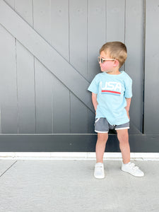 USA • tee (women + kids) FLASH